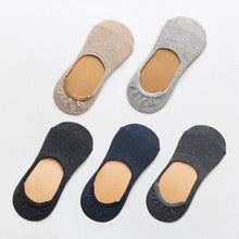 Загрузить изображение в средство просмотра галереи, 5 pairs of cotton silicone non-slip slippers socks

